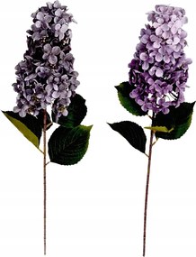 Mesterséges Hortenzia Virág lila Nagy nád kompozíció 80cm