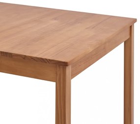 mézbarna fenyőfa étkezőasztal 180 x 90 x 73 cm