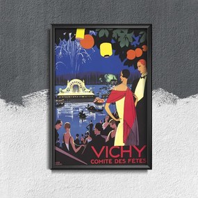 Plakát poszter Plakát poszter Vichy comite des fetes
