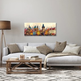 Kép - Ősz a festett városban (120x50 cm)
