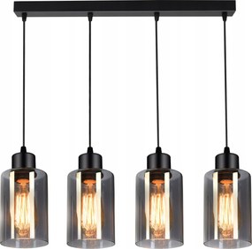 Függő lámpa Csillár Plafon Üveg Led Csövek