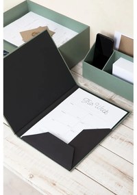 Zöld karton rendszerező Paulina Canvas Paper Laminate A5 – Bigso