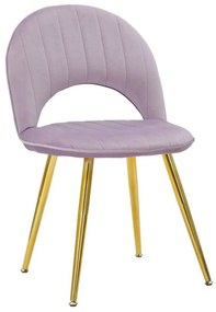 FLEX rózsaszín bársony szék