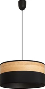 ALBA kábelre szerelt csillár 1xE27/15W/230V, átm. 45 cm, fekete/barna