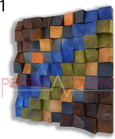 Art diffúzor kicsi kockával 60x60x13cm- 6 mintával - 60x60x10cm Csomagolás nélkül, személyes átvétel
