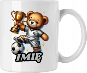 Bögre Ajándék Labdarúgónak Névre szóló Ajándék Fehér 330ml