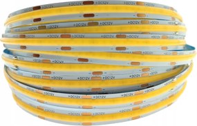 Led szalag Cob 320 LED/m 6 W/m 12V 3000K IP20 CRI>90 8mm 10mb