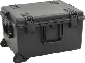 vidaXL fekete PP hordozható repülős tok 62,5 x 49,5 x 37 cm