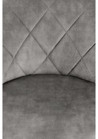 Bárszék 106x47 cm szürke/fekete