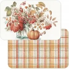 Polipropilén Alátétek Asztalra Kétoldalas Cala Home Őszi csokor