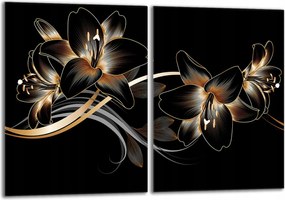 Üveg védőlap tűzhelyhez 40x52 Orchidea a Konyhába