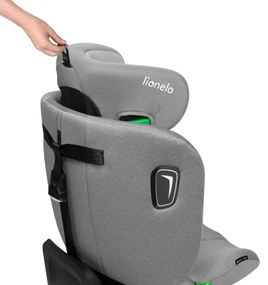 Lionelo - BRAVE i-Size forgatható autós gyerekülés alappal 40-150 cm Grey Stone