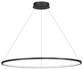 LED csillár SATURNO LED/57W/230V, 100 cm átmérő, IP44, antracit