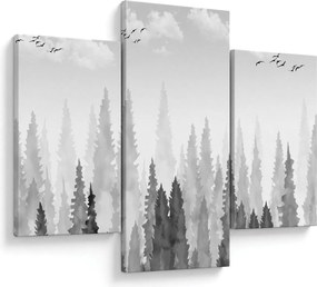 Kép - Erdei csúcsok (90x60 cm)