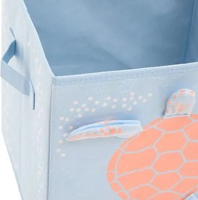 Textil tároló doboz - Teknős