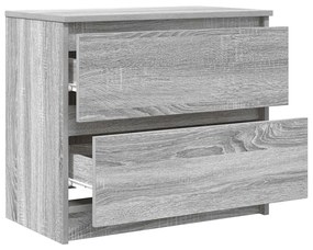 szürke sonoma színű szerelt fa TV-szekrény 60x35x54 cm