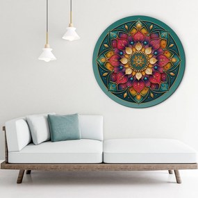 DUBLEZ | Fából készült mandala kép - Kivételes