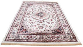 Gépi perzsa szőnyeg bézs Isfahan 160x230 klasszikus nappali szőnyeg