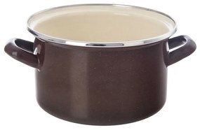 Orion Brown zománcozott edény peremmel, 2 l, 2 l