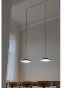 Fekete LED dimmelhető függőlámpa fém búrával ø 43 cm Asteria Plus Medium – UMAGE