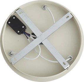 Modern, süllyesztett spotlámpa bézs színben, 3-lámpás, IP44 - Ducha