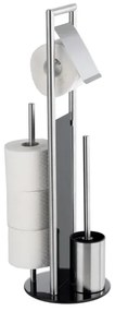 WENKO 24981800 - WC-szett RAVINA 20x70 cm rozsdamentes acél/ezüst