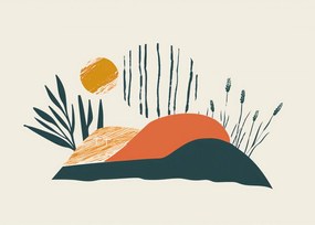 Poszter 35x25cm Este a réten