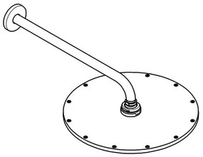 GROHE 26066DC0 - RAINSHOWER COSMOPOLITAN 310 zuhanyrózsa, 380 mm, rozsdamentes acél