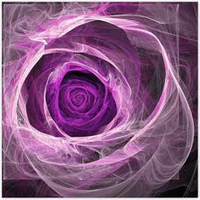 Poszterek 100x100 Fraktál rózsa