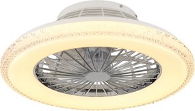 Ventilátoros Lámpa Fekete CIRILLA GLOBO-03644