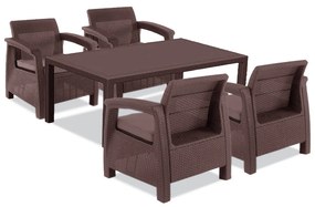 Corfu duo kerti bútor garnitúra melody asztallal