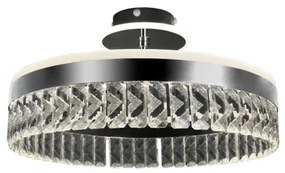 LED Dimmelhető felületre szerelhető csillár LED/75W/230V 3000-6500K króm + távirányítás