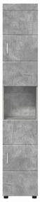 Fürdőszoba Székény TULUM Beton szürke 37 x 31,5 x 203 cm