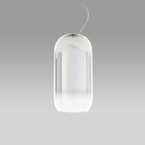 Artemide Gople függeszték, ezüst, fúvott üveg, E27, 1405010A