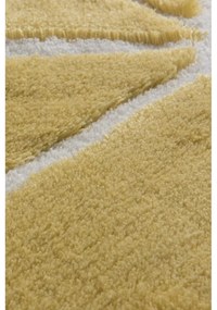Sárga fürdőszobai kilépő 100x60 cm Limon – Foutastic
