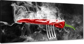 Vászonkép 60x30 Chili paprika villa