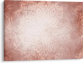 Kép - Rózsaszín mandala (70x50 cm)