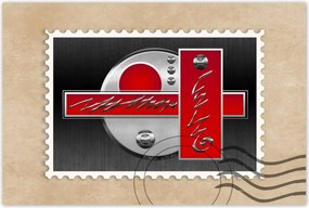 Poszterek 60x40 Piros absztrakt