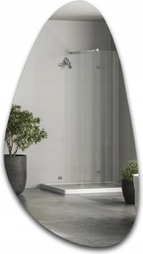 Organikus tükör Sziderit szabálytalan forma 80x147 dekoratív