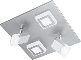 Eglo 54985 - LED spotlámpa LED/19,6W/230V 27x27 cm matt króm