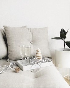 Senza Natural Clear/Grey lábtartó - Karup Design