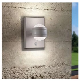 Eglo 96019 - LED kültéri fali lámpa érzékelővel SESIMBA 1 2xLED/3,7W IP44