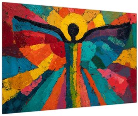 Kép - Festett angyal (90x60 cm)