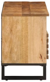 tömör nyers mangófa TV-szekrény 100 x 34 x 46 cm