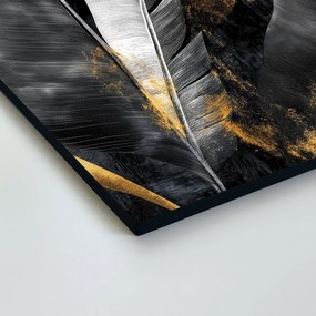 DUBLEZ | Modern kép - Arany trópusi levelek