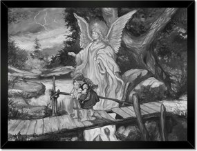 Poszterek keretben 40x30 Keresztelő ajándék Angyal