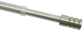 Kihúzható vitrázsrúd 10 mm henger rozsdamentes acél , 40 - 65 cm, 40 - 65 cm