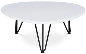 Fehér MDF Dohányzóasztal 94×69 cm. AF-3013 WT