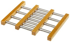 Állítható edényalátét bambuszból és acélból - Casa Selección