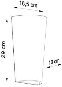 Fali lámpa LANA 1xE27/60W/230V
